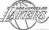 La Lakers Coloring Pages  Learny Kids sketch template