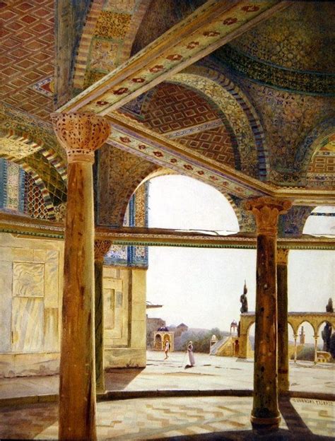 Dome of the Rock: Interior, 1906 | Dome of the rock, The rock, Dome