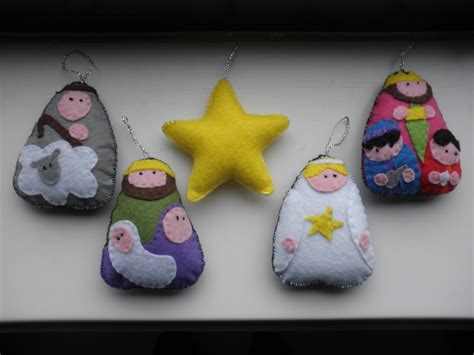 Felt Nativity Set For Christmas · How To Make A Nativity Scene · Sewing and Felting on Cut Out ...