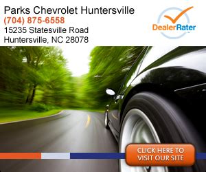 Parks Chevrolet Huntersville - Chevrolet, Service Center, Used Car Dealer - Dealership Ratings