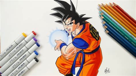 Step By Step Goku Kamehameha Drawing Easy - Eren Yeager Wallpapers