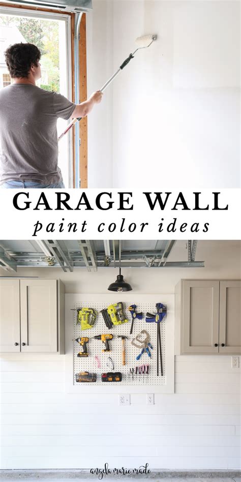 The Best Garage Wall Paint Color Ideas - Angela Marie Made