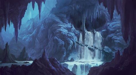 Ice Cavern | Fantasy landscape, Fantasy background, Fantasy art landscapes