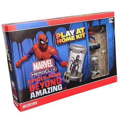 HeroClix: Spider-Man Beyond Amazing - Peter Parker Play-at-Home Kit | Collectible Miniatures ...