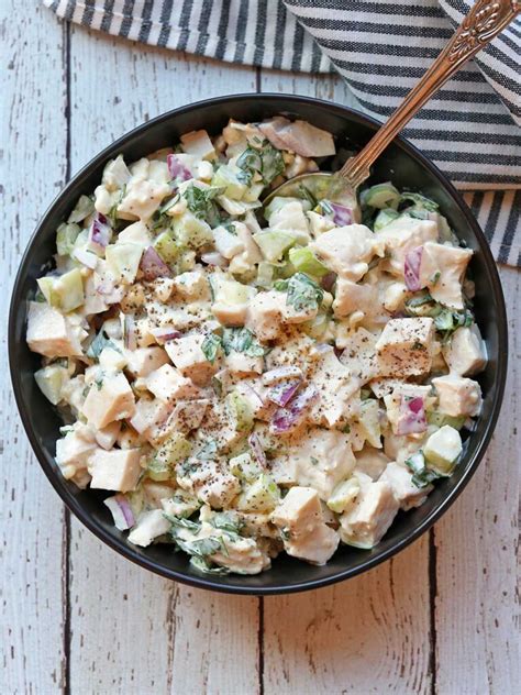 Creamy Leftover Turkey Salad - Healthy Recipes Blog