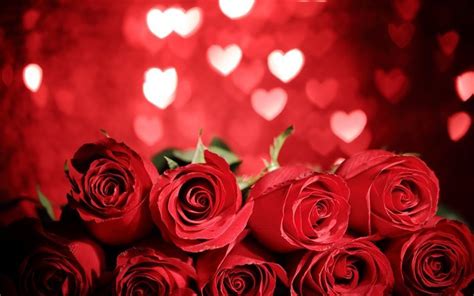 Download wallpapers red roses, Valentines Day, romantic bouquet, roses ...