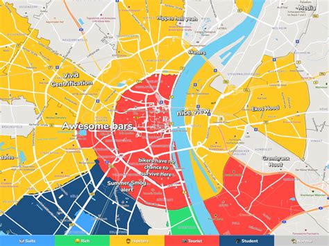 Cologne Neighborhood Map