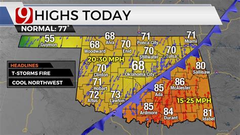 News 9 Weather Team Tracks Storms Across Oklahoma