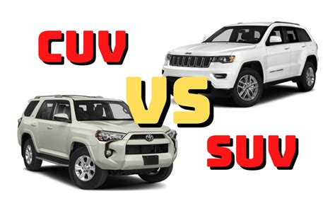 CUV VS SUV | Which One To Choose? – Engineerine