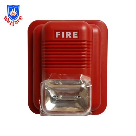 Conventional Audio Visual Alarm 12V, Fire Alarm Strobe Lights - Fire ...