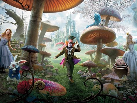 Alice in Wonderland - Alice in Wonderland (2010) Wallpaper (12166705) - Fanpop