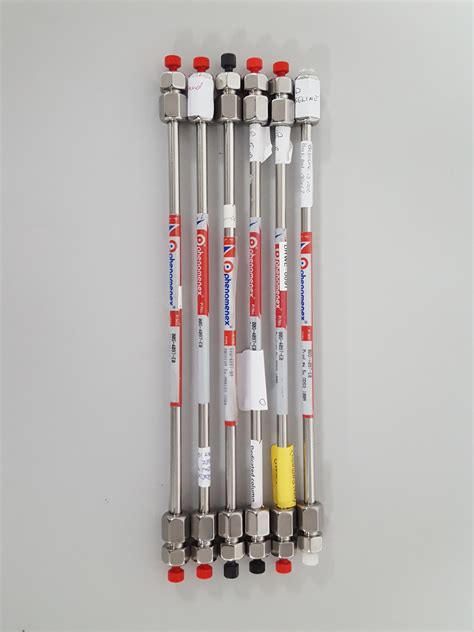 6 x Phenomenex 00G-4097-E0 HPLC Columns Chromatography Lab Prodigy 5u ...