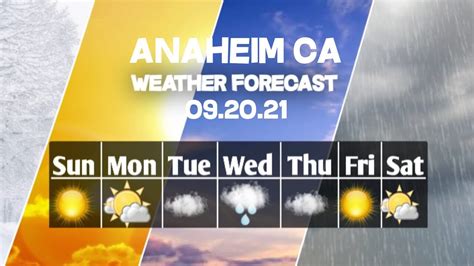 Weather Forecast Anaheim, California Anaheim weather Forecast 09/20 ...