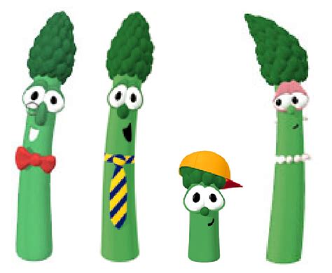 The Asparagus Family | VeggieTales - It's For the Kids! Wiki | FANDOM ...