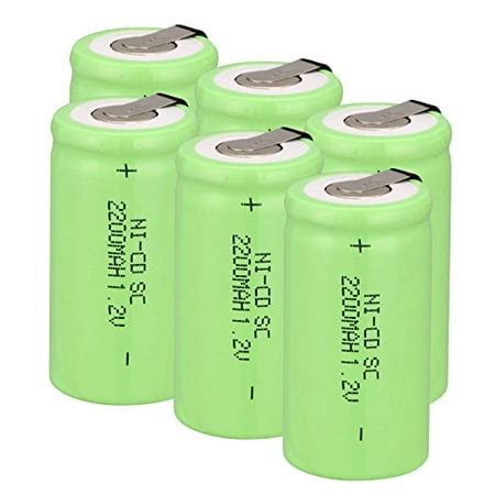 Ni-Cd Rechargeable Battery Sub C SC Batteries (Green6) | Walmart Canada