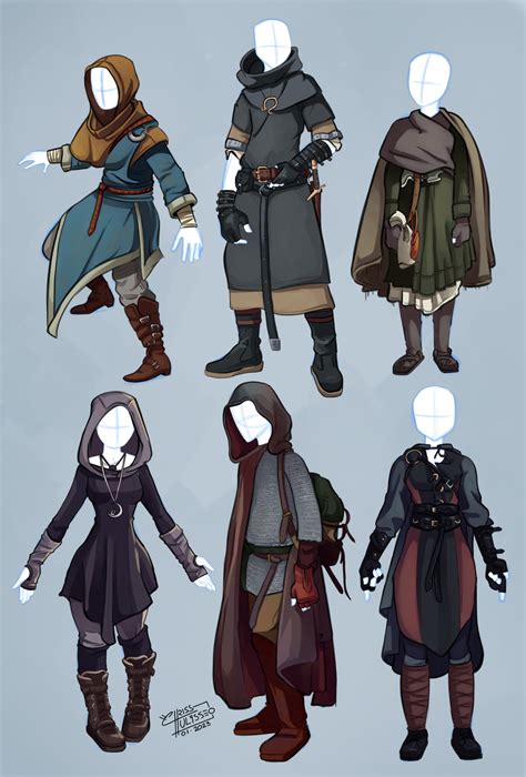 Medieval clothing - Art study with photographic references. : r/conceptart