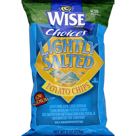 Wise Potato Chips Lightly Salted | Snacks, Chips & Dips | Chief Markets