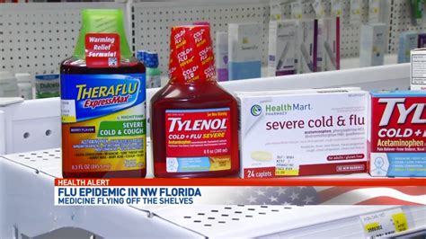 Medication flying off the shelves as flu cases surge | WEAR