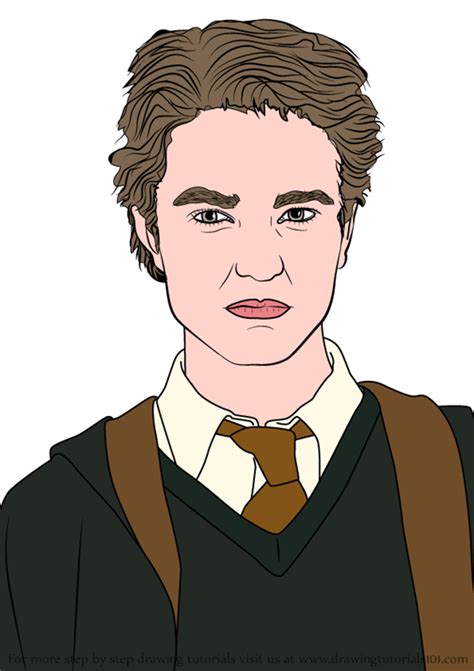 How to Draw Cedric Diggory from Harry Potter (Harry Potter) Step by ...