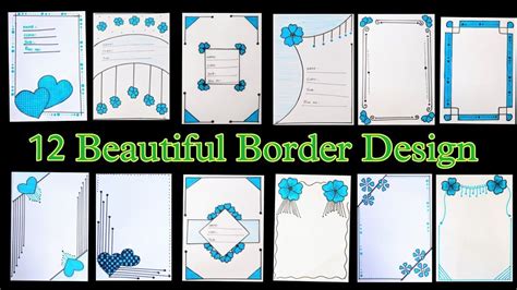 Easy Projects, Design Projects, Mandhi Design, Front Page Design, Paper Art Design, Boarder ...