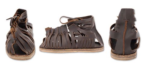 Roman Sandals, Dark Brown