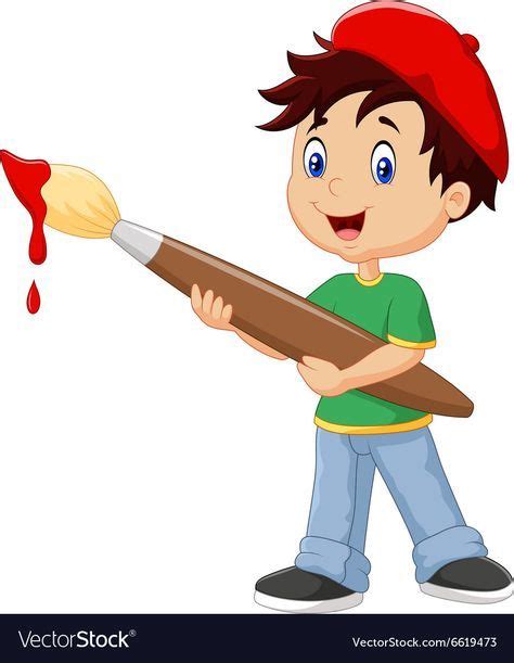 a boy painting clipart 10 free Cliparts | Download images on Clipground 2024