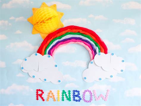 DIY Rainbow Backdrop | Fun365