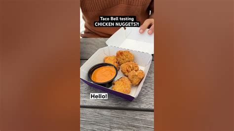 Taco Bell testing CHICKEN NUGGETS?! - YouTube