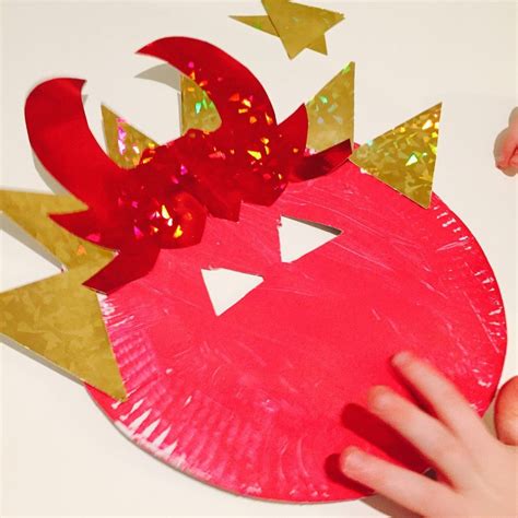 Chinese Dragon Mask Craft For Kids - Step By Step Instructions ...