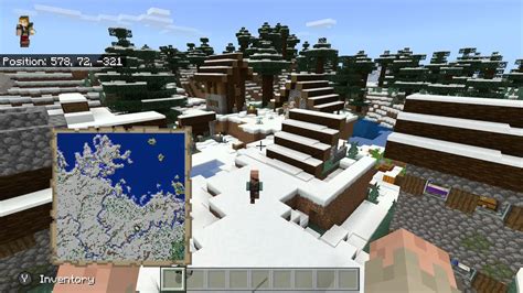 Snowy Taiga/Tundra with Three Villages - Minecraft Seeds