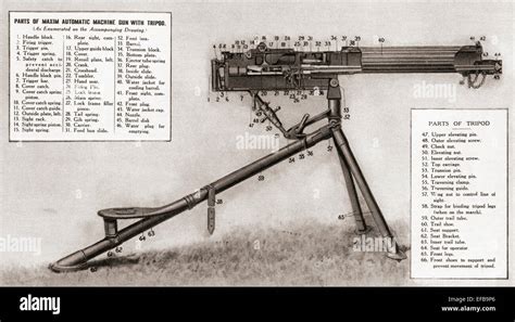 Maxim Machine Gun Diagram