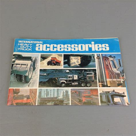 IH Heavy Duty Truck Accessories Booklet - IH Scout