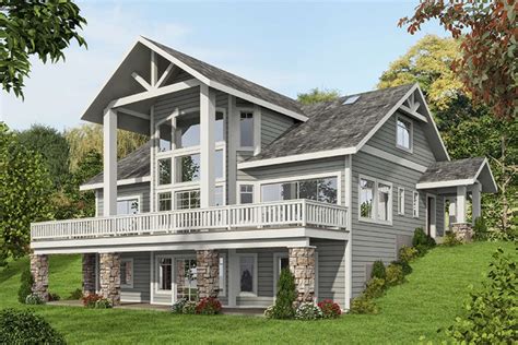 House Plan 039-00587 - Lake Front Plan: 3,695 Square Feet, 3 Bedrooms ...