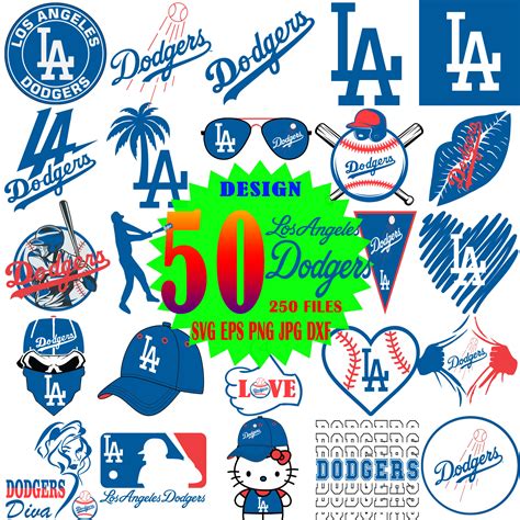 Los Angeles Dodgers SVG Dodgers SVG Files for cricut Mlb | Etsy