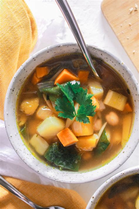 Autumn Vegetable Harvest Soup - SimpleFitVegan