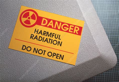 Radiation hazard sign - Stock Image - T168/0042 - Science Photo Library