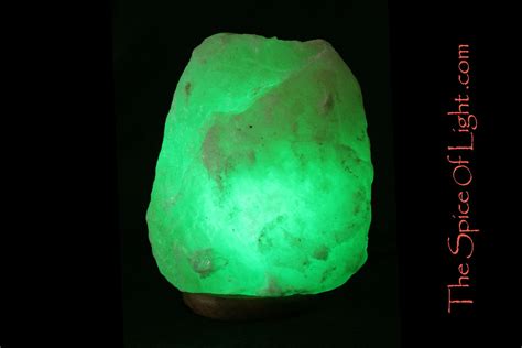 5: Natural Healing Crystal™, LED green Himalayan salt lamp | Himalayan salt lamp, Salt crystal ...
