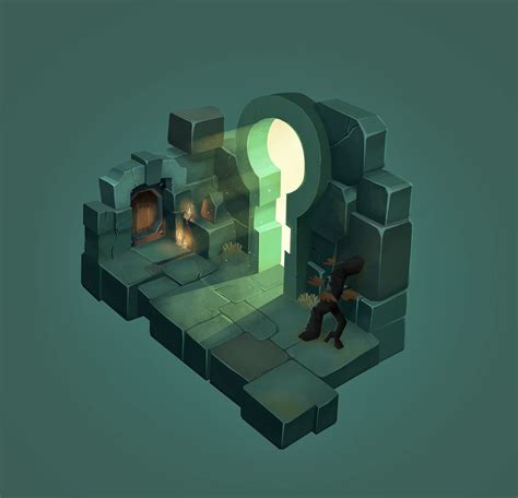Background's research for an Ankama project. on Behance Game Environment, Environment Concept ...