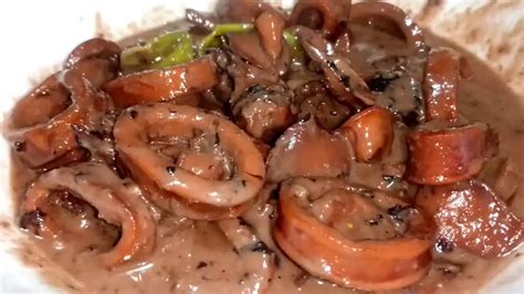 How to cook adobong Pusit sa gata - YouTube