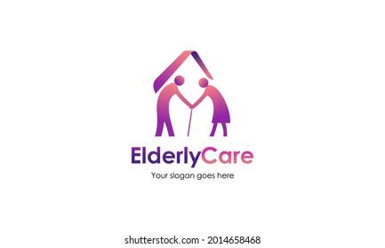 Elderly Care Logo Design Best Logo Stock Vector (Royalty Free) 2014658468