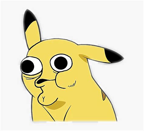 Transparent Derp Face Png - Pikachu Derp Face, Png Download - kindpng