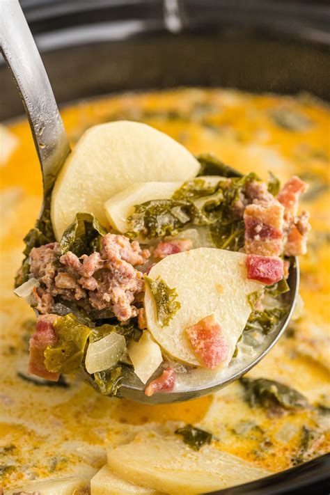 Slow Cooker Olive Garden Zuppa Toscana Soup - My Incredible Recipes