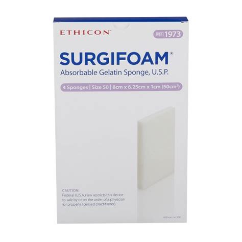 SURGIFOAM Absorbable Gelatin Sponge - Medical Monks