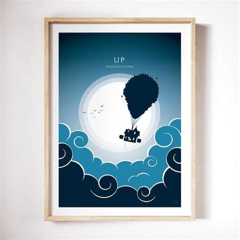 Digital Prints Art & Collectibles Up Art Print Walt Disney Pixar Up ...