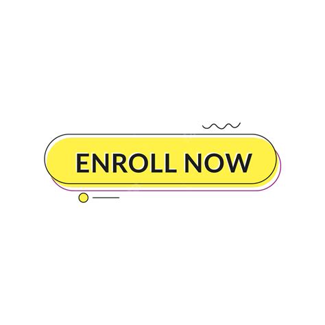 Enroll Now Vector PNG Images, Enroll Now Modern Design, Enroll Now ...