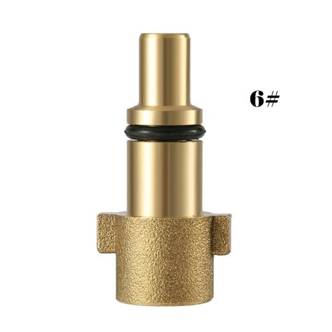 High Pressure Car Wash Water Gun Foam Pot Adapter Pure Copper Water Gun ...