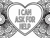 Affirmations Coloring Pages Printable For Free Download sketch template