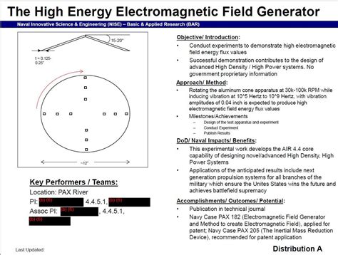 High Energy Electromagnetic Field Generator | Exo News