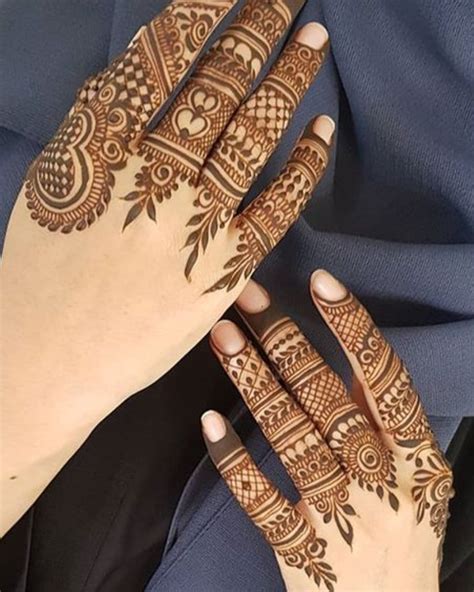 9 Unique Collections of Finger Mehndi Designs