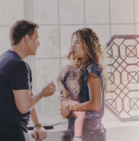 NCIS AU: Ziva holding Tali, Tony holding a ring... I think he's ...